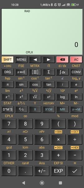 HiPER Scientific Calculator स्क्रीनशॉट 0