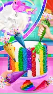 Rainbow Unicorn Cake Tangkapan skrin 1