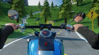 Motorcycle Long Road Trip Game Screenshot 0