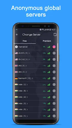 VPN Proxy Speed - Super VPN ဖန်သားပြင်ဓာတ်ပုံ 1