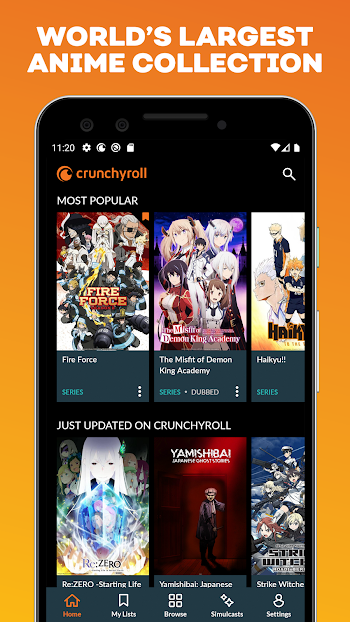 Crunchyroll Captura de tela 1