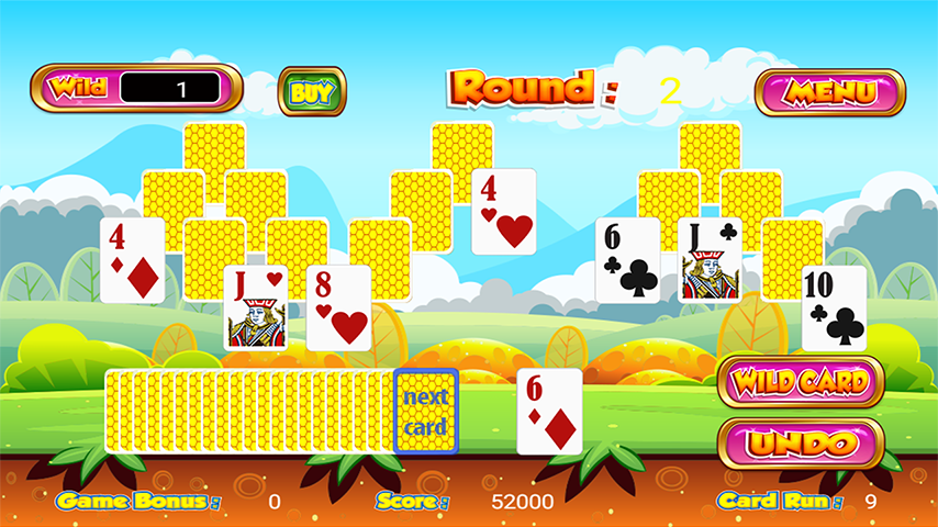Tri Towers Tri Peaks Solitaire Ekran Görüntüsü 2