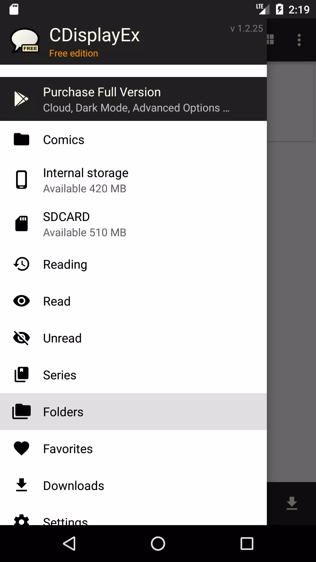 CDisplayEx Comic Reader Lite スクリーンショット 2