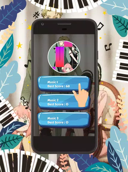 Piano Tiles Anime Spy X Family Screenshot 0