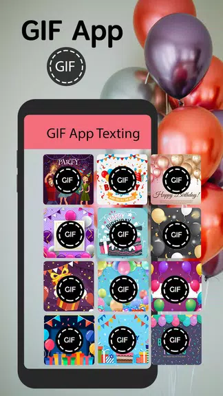 GIF App For Android Texting Tangkapan skrin 1