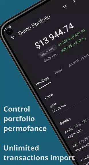 Investing portfolio tracker應用截圖第0張