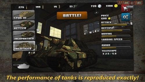 Attack on Tank : World Warfare ဖန်သားပြင်ဓာတ်ပုံ 2