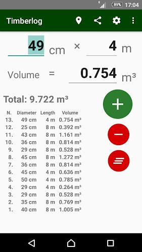 Timberlog - Timber calculator ภาพหน้าจอ 2