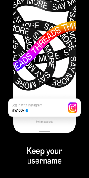 Schermata Threads, an Instagram app MOD 0