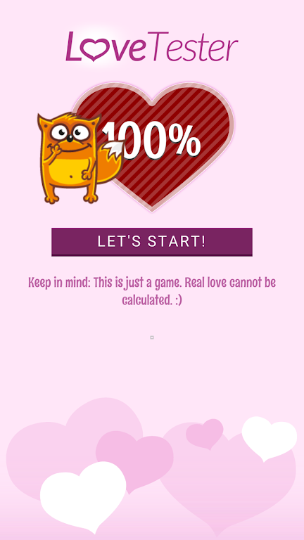 Love Tester - Find Real Love Zrzut ekranu 1