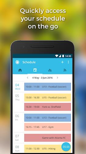 Sportlyzer Coach Diary Screenshot 1