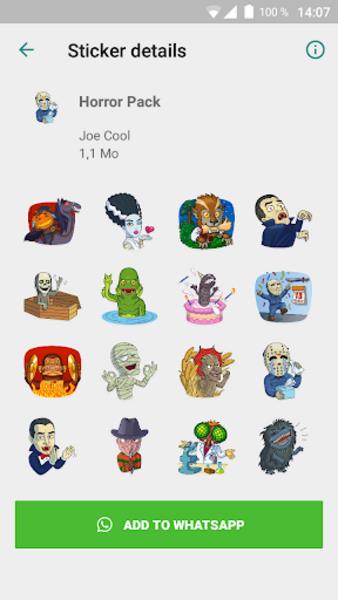 SpookyStickers Captura de pantalla 0