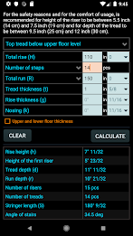 Classic stair calculator Captura de pantalla 0