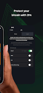 Schermata Green: Bitcoin Wallet 1