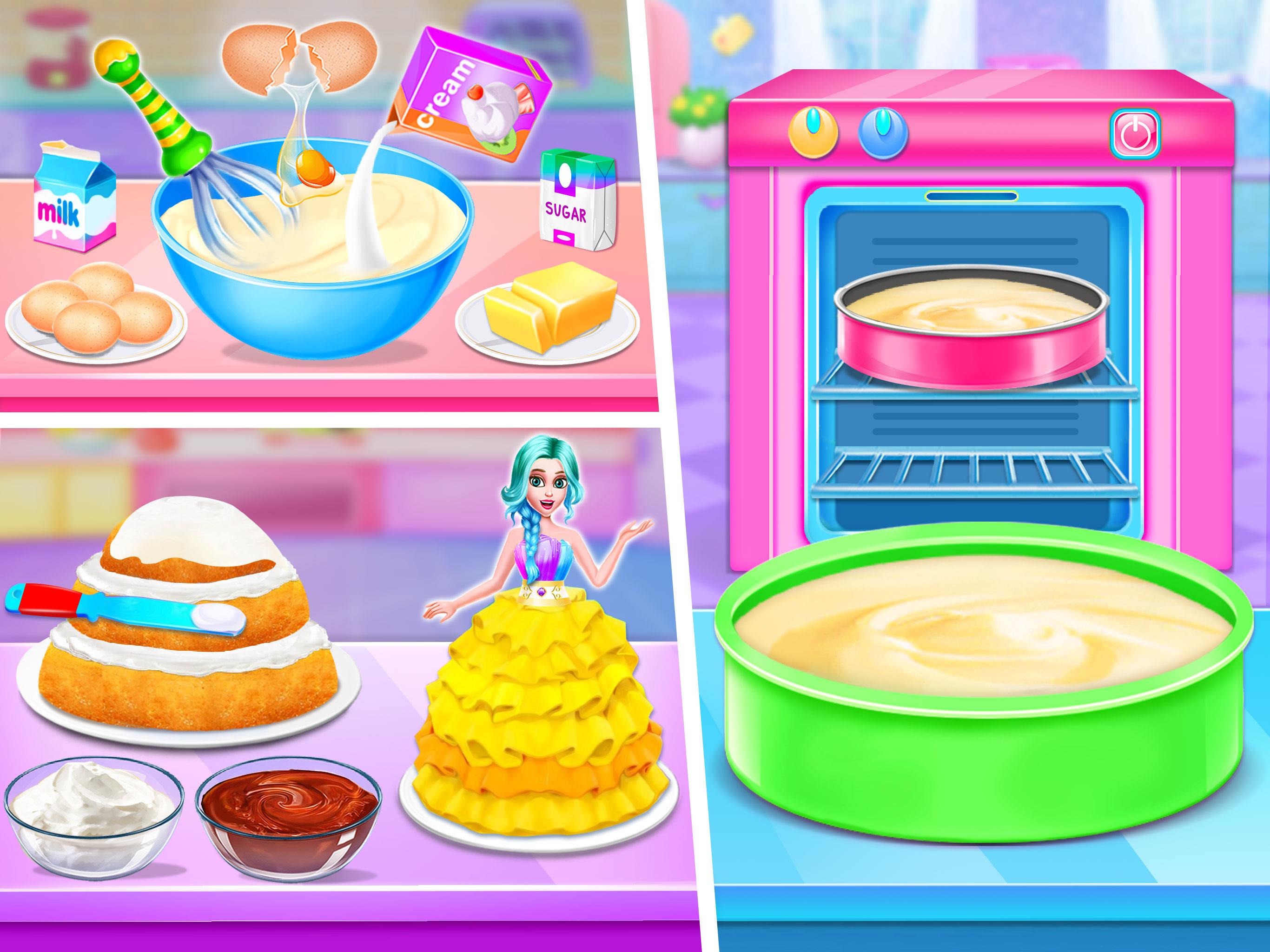 Doll House Cake Maker Game Screenshot 1