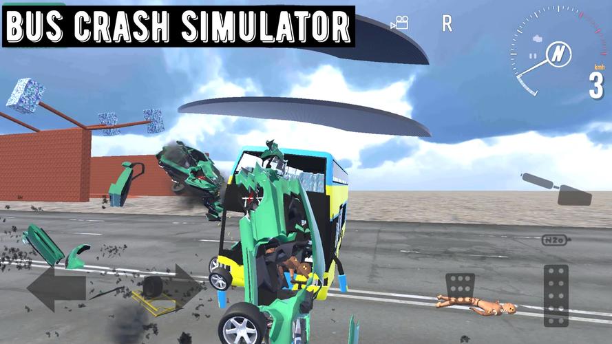 Bus Crash Simulator Captura de tela 3