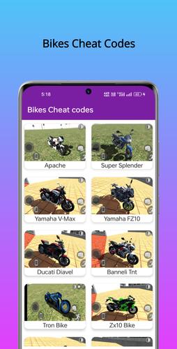 Indian Bike driving cheat code应用截图第2张