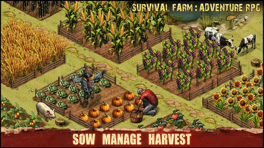 Survival Farm: Adventure RPG Ekran Görüntüsü 1