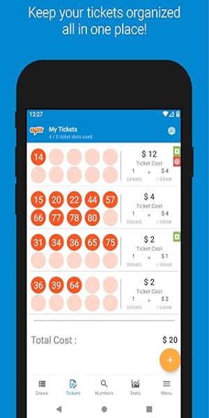 Georgia Lottery Keno : GA Live Results & Tickets スクリーンショット 1
