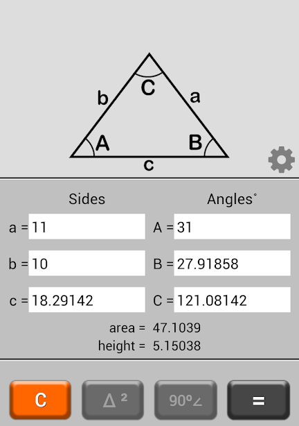 Triangle Calculator應用截圖第0張