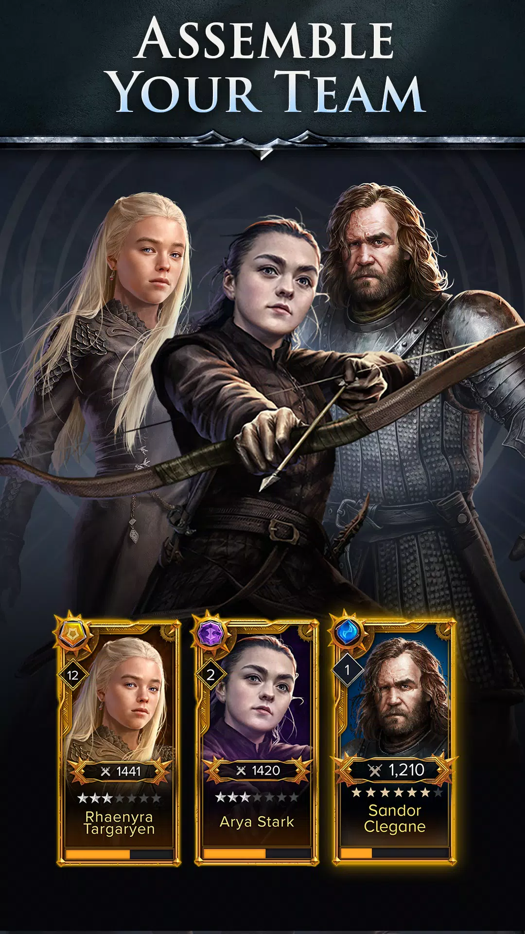 Game of Thrones: Legends RPG Schermafbeelding 1
