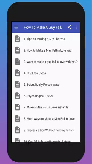 How To Make a Guy Fall in Love With You Скриншот 0