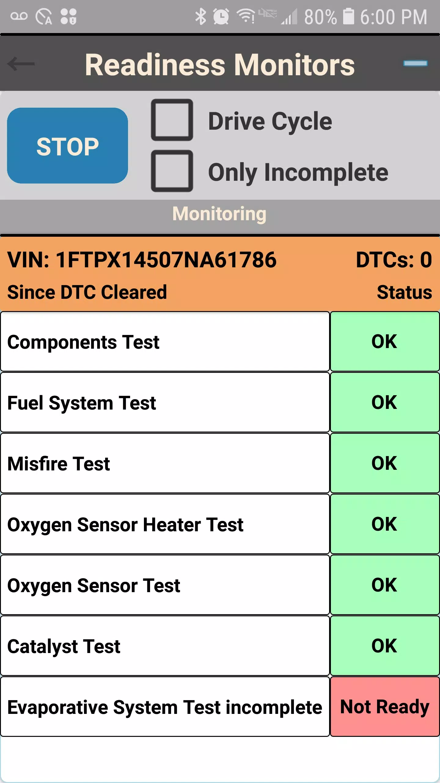 OS OBD2 Interface Capture d'écran 2