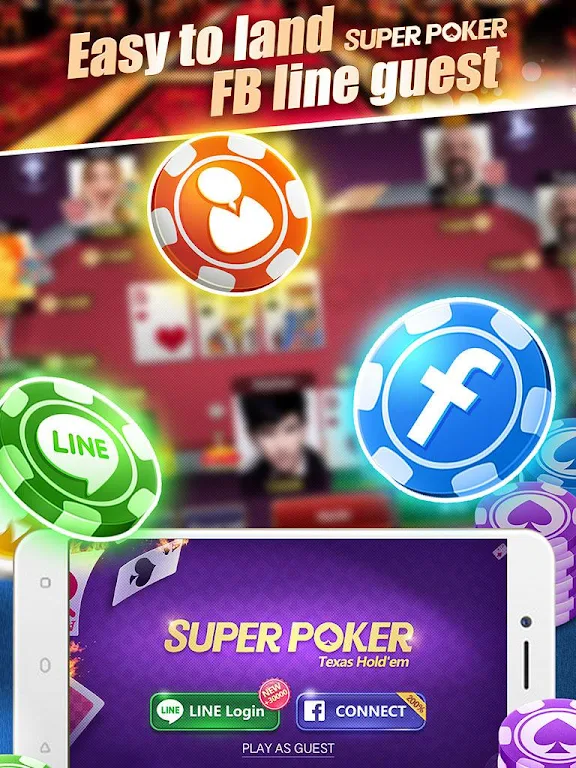 Super Texas Poker--Best Free Texas Hold'em poker ဖန်သားပြင်ဓာတ်ပုံ 2