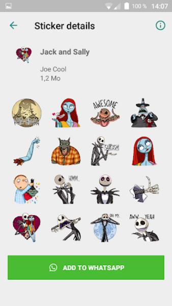 SpookyStickers ဖန်သားပြင်ဓာတ်ပုံ 1