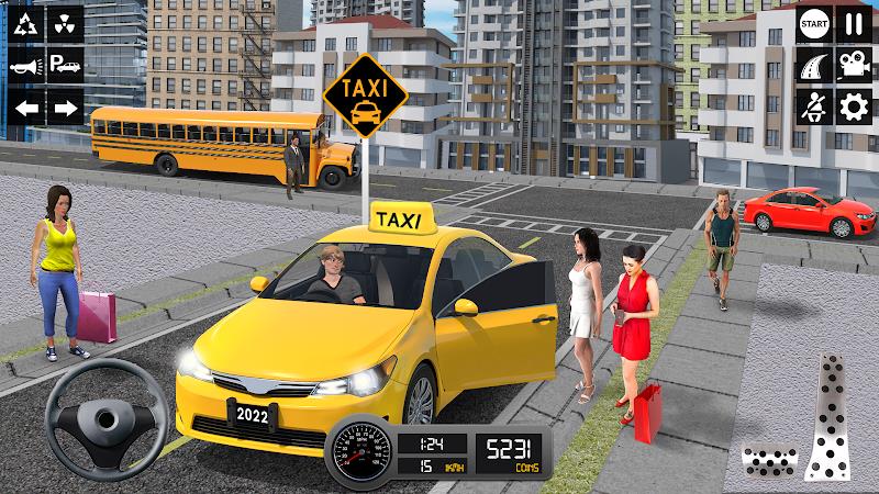 Taxi Simulator 3d Taxi Sim स्क्रीनशॉट 3