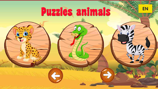 Puzzle animals for kids স্ক্রিনশট 0