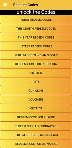Redeem Codes應用截圖第0張