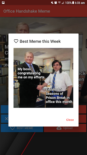 Office Handshake Meme Creator Schermafbeelding 3