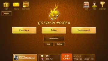 Golden Poker স্ক্রিনশট 1