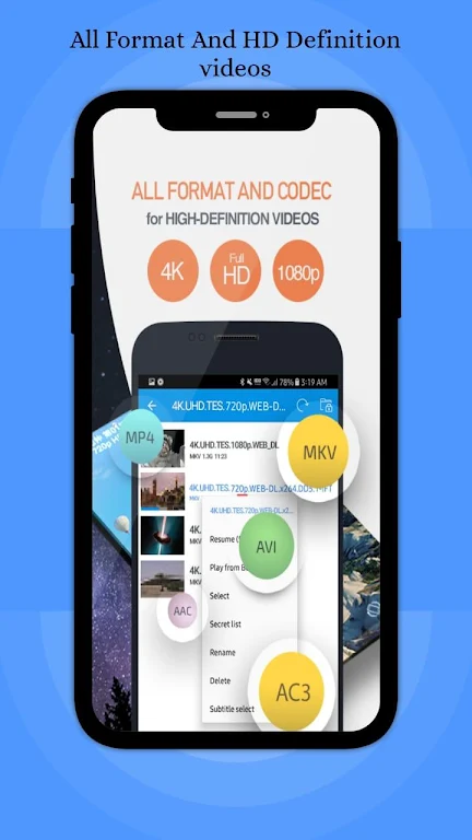 SNXX VIDEO PLAYER 2020 : All Format Video Player Captura de pantalla 1