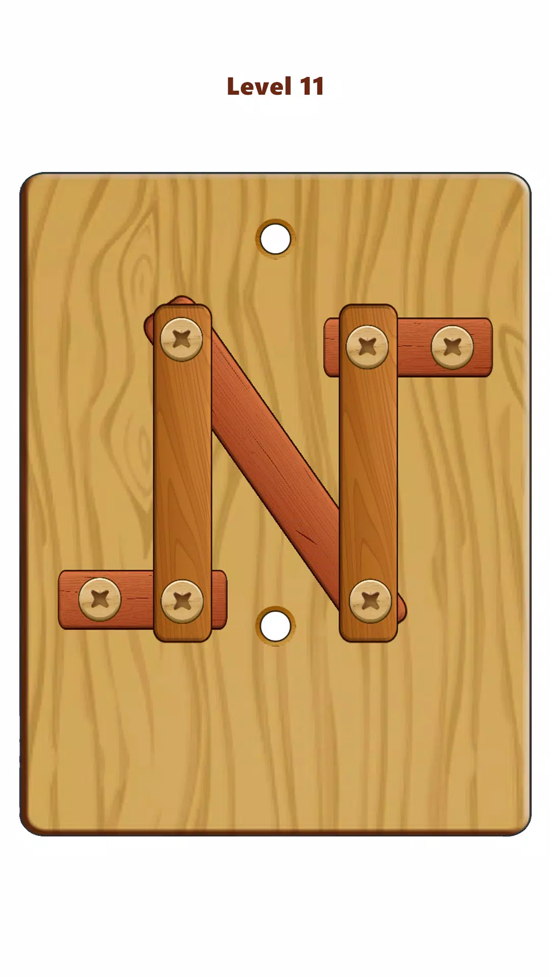 Wood Nuts & Bolts Puzzle Captura de pantalla 0