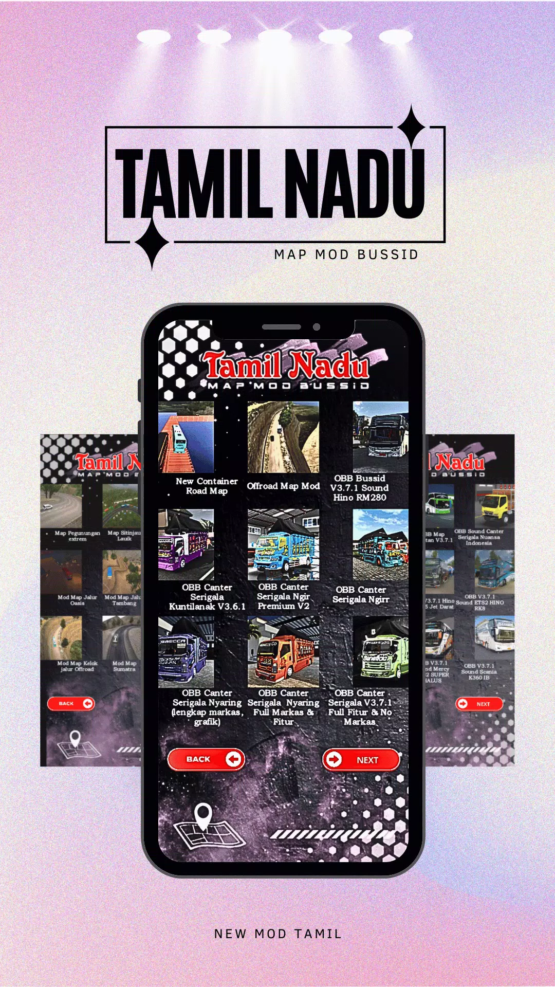 Tamil nadu map mod bussid Captura de tela 3