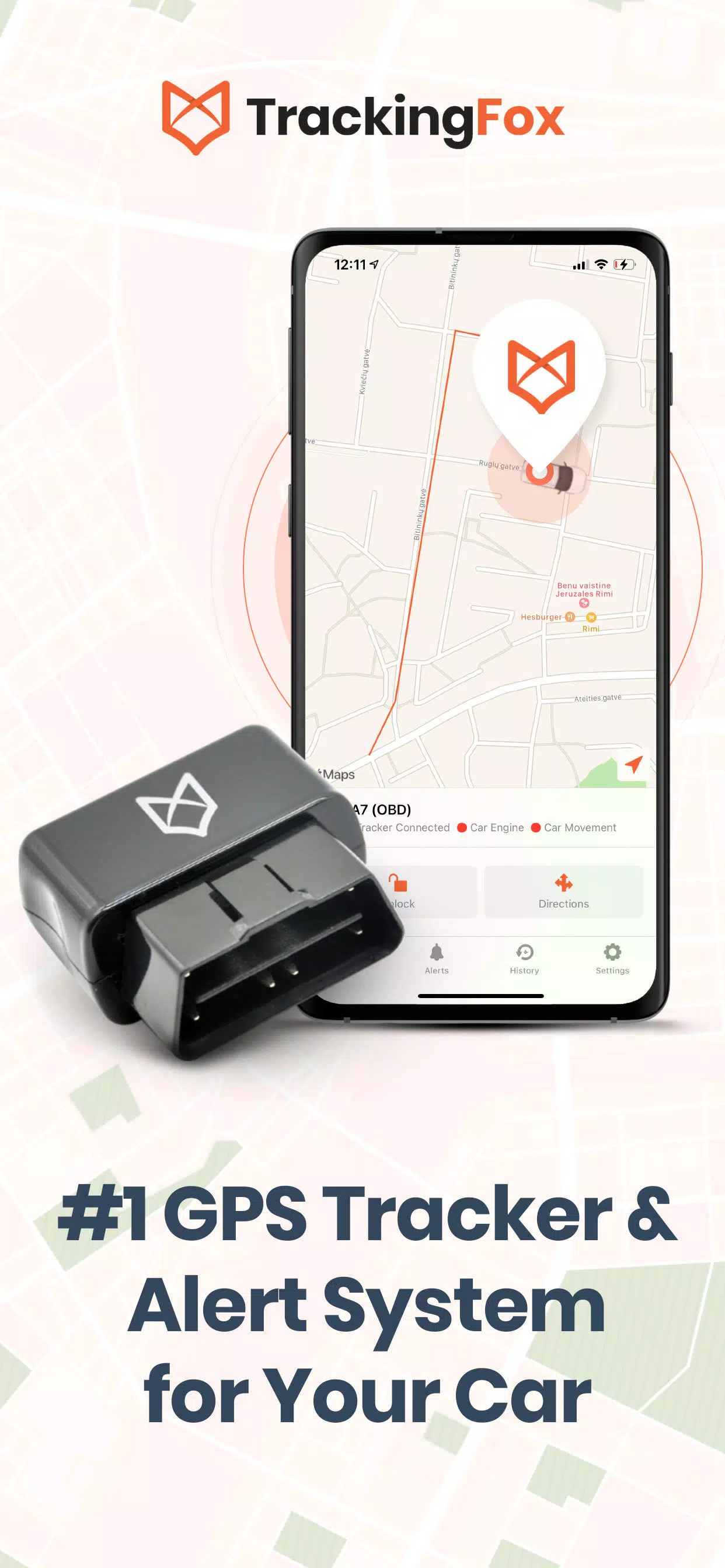 TrackingFox Car GPS Tracker Скриншот 0