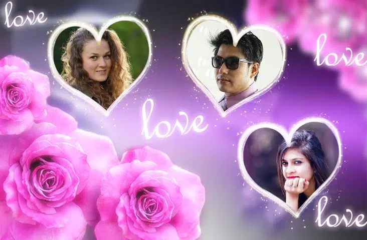 Love Photo frames Collage Zrzut ekranu 0