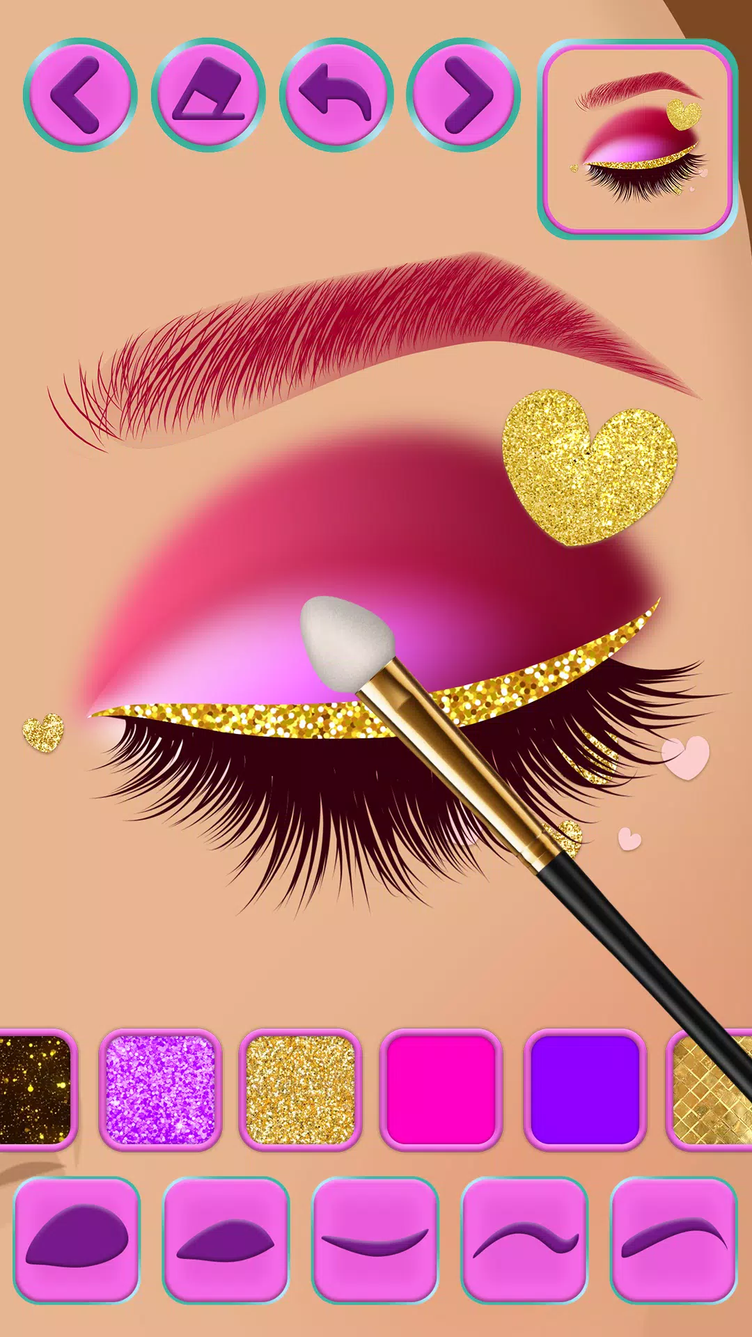 Eye makeup for girls Screenshot 2