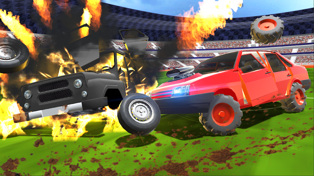 Russian Cars: Crash Simulator ဖန်သားပြင်ဓာတ်ပုံ 0