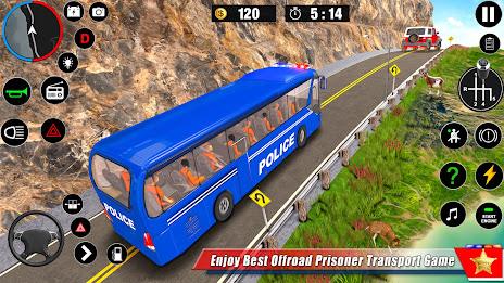 Police Bus Simulator Bus Games Скриншот 2