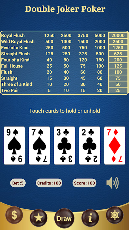 Double Joker Poker Zrzut ekranu 0