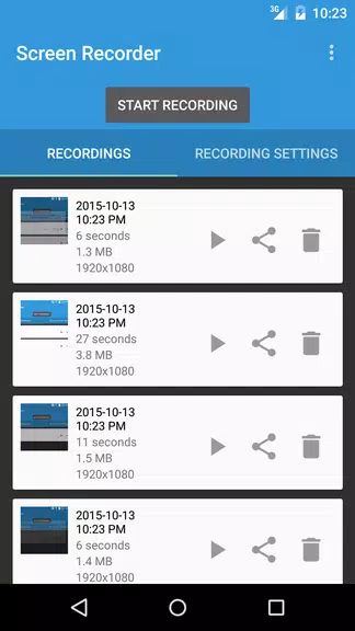 Riv Screen Recorder Captura de tela 1