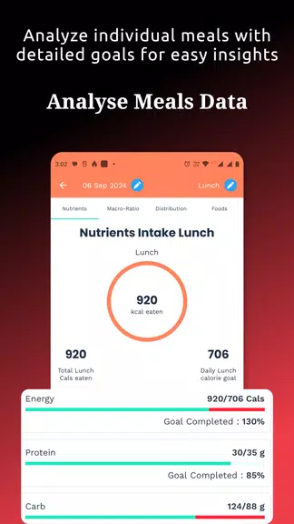Food Tracker & Calorie Counter Capture d'écran 1