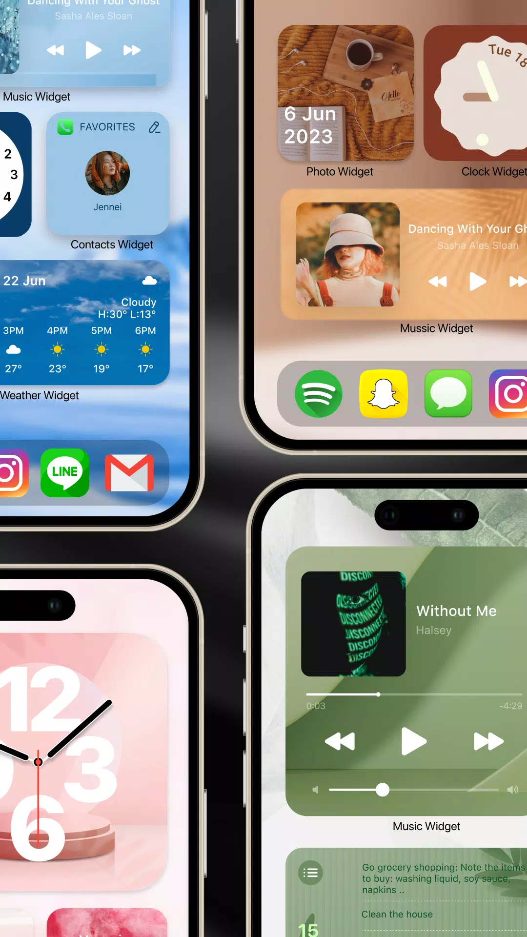 Laka Widgets: Widget OS 18 স্ক্রিনশট 1