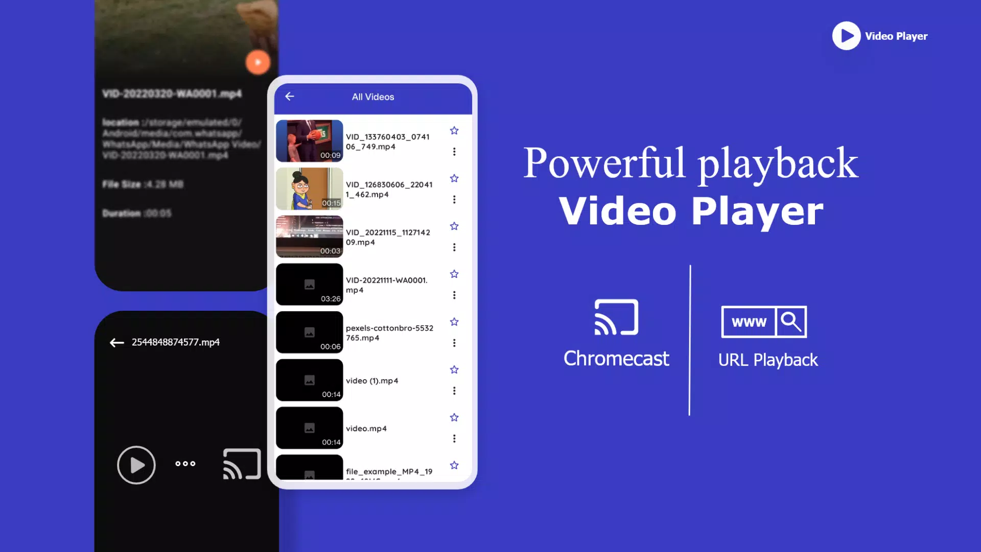 Video Player ภาพหน้าจอ 0