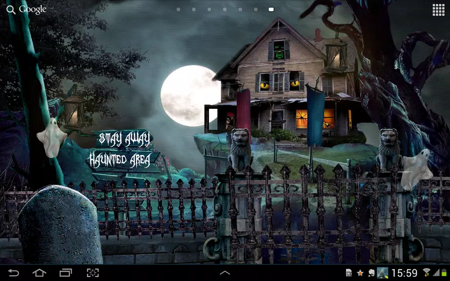 Halloween Live Wallpaper Ekran Görüntüsü 0