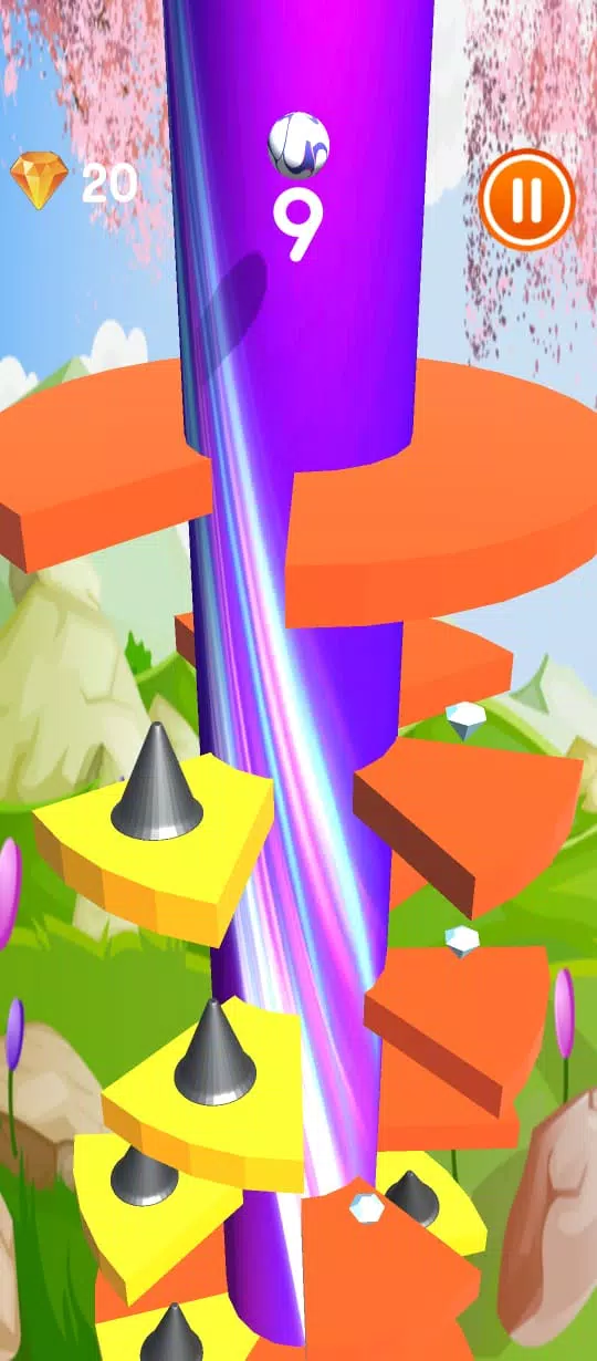 Tower Jumping ball Screenshot 1