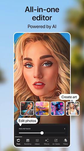 Lensa: photo editor & AI art スクリーンショット 0